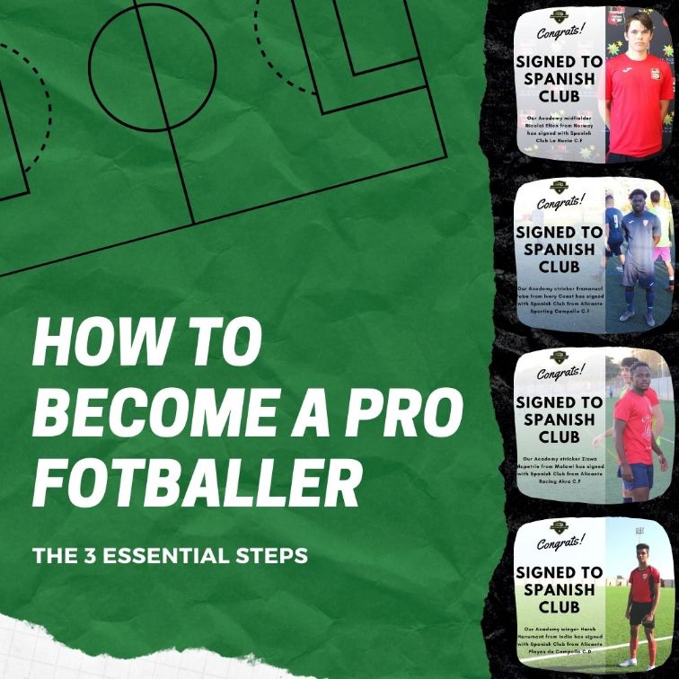 how to become a footballer with examples of pro players