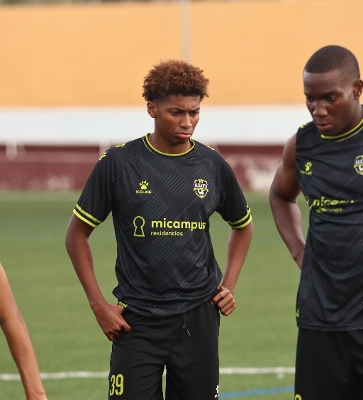 alicante football academy players during football training