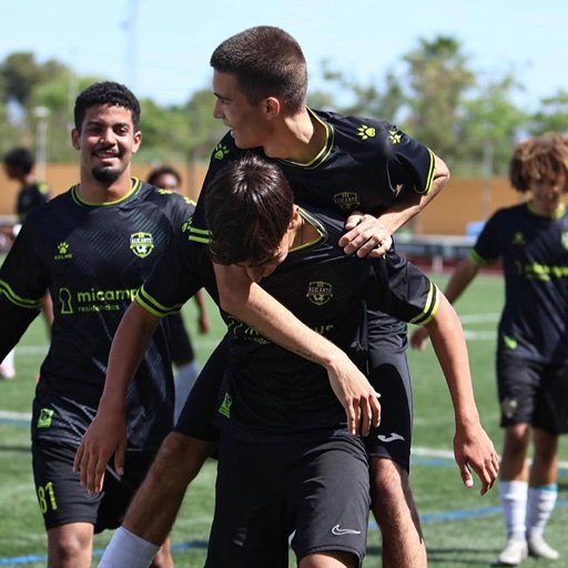 football academy players building teamwork during training