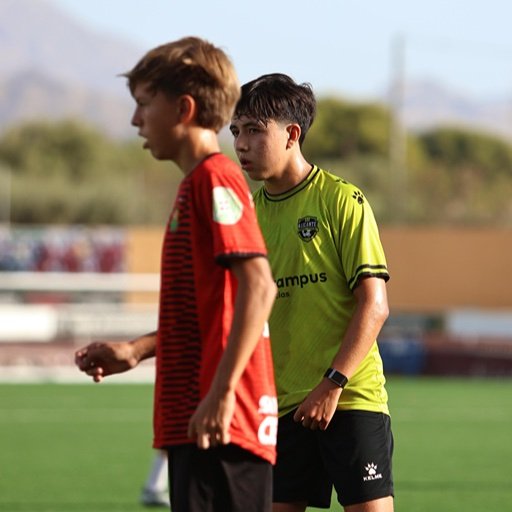 alicante football academy player during football match